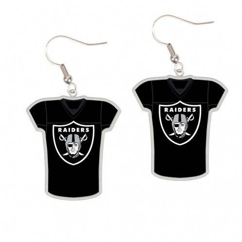 Las Vegas Raiders Officially Licensed Jersey Style Earrings - ToylandEU