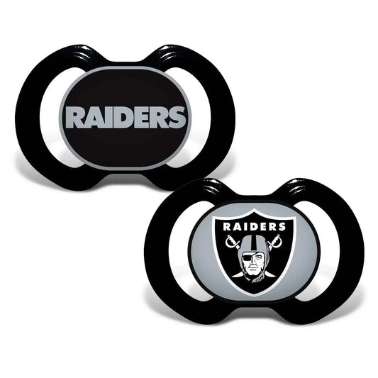 Las Vegas Raiders Pacifier 2 Pack Officially Licensed - ToylandEU