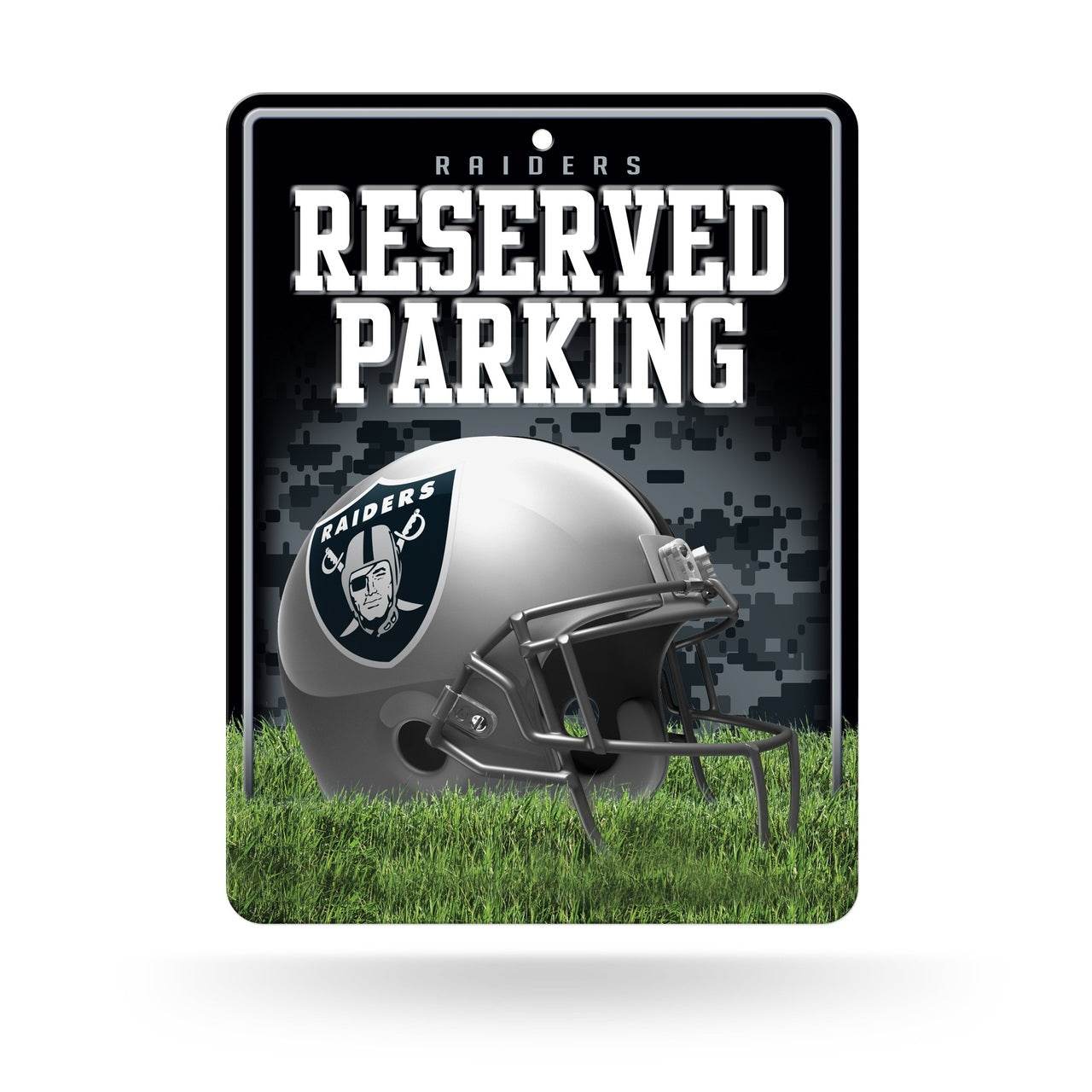 Las Vegas Raiders Parking Sign Metal 8 By 11 4 Color - ToylandEU