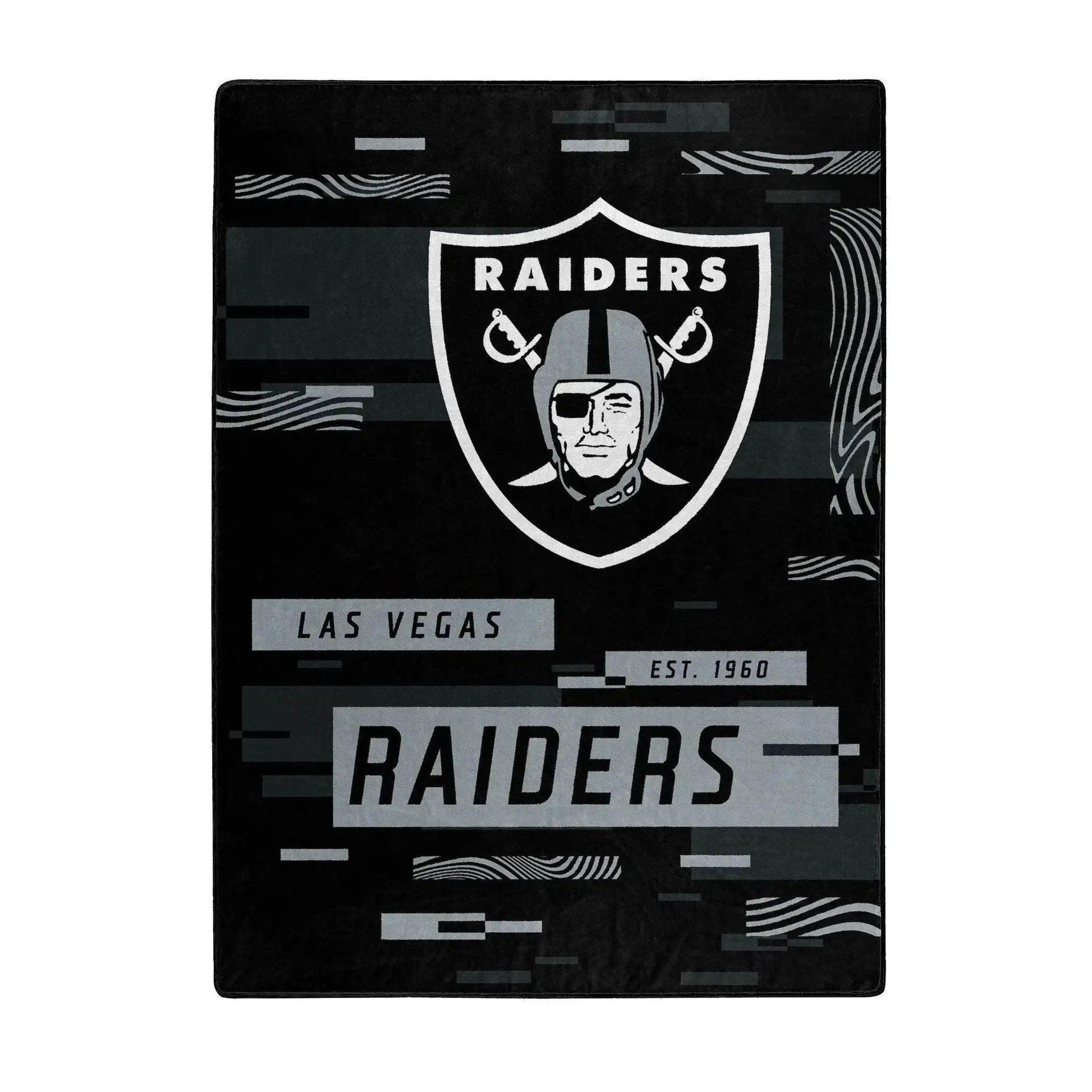 Las Vegas Raiders Raschel Throw Blanket 60x80 Digital -  ToylandEU™