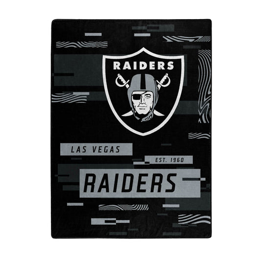 Las Vegas Raiders Raschel Throw Blanket 60x80 Digital - ToylandEU