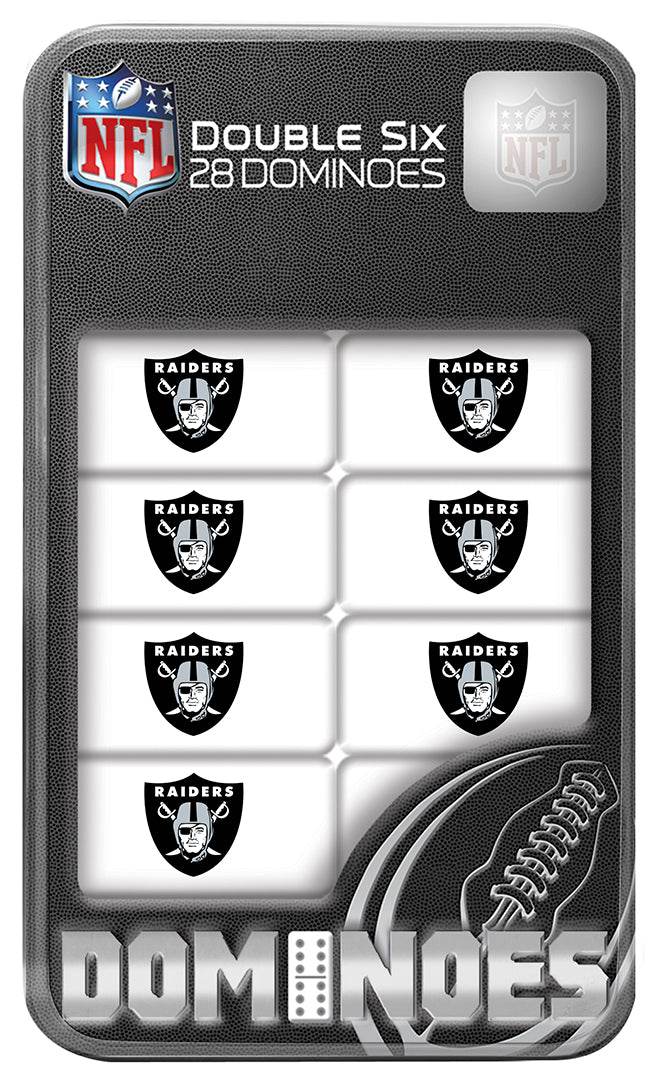 Las Vegas Raiders Resin Dominoes Set With Collectible Tin - ToylandEU