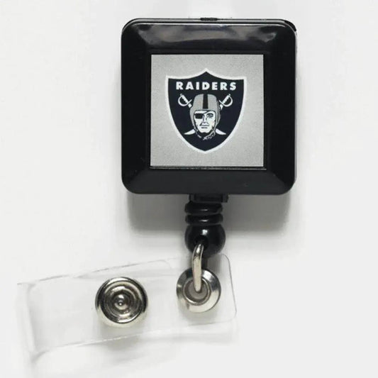  Las Vegas Raiders Retractable Badge Holder Square Clip -  ToylandEU™