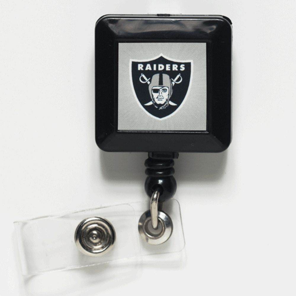 Las Vegas Raiders Retractable Badge Holder Square Clip - ToylandEU