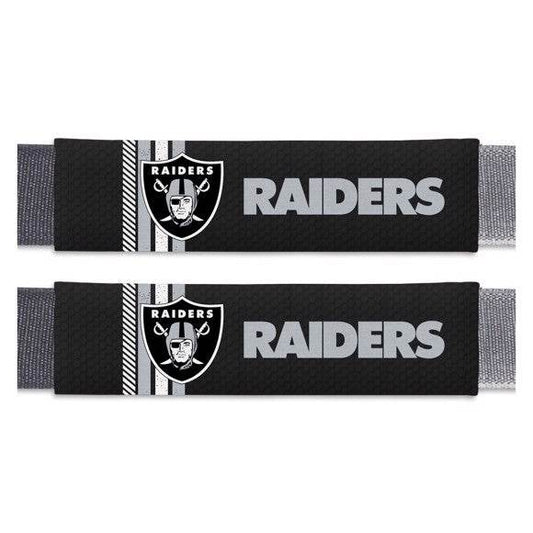 Las Vegas Raiders Seat Belt Pad Set Team Color 2 Pack - ToylandEU