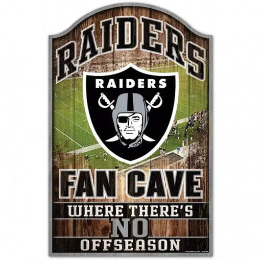  Las Vegas Raiders Sign 11x17 Wood Fan Cave Design -  ToylandEU™