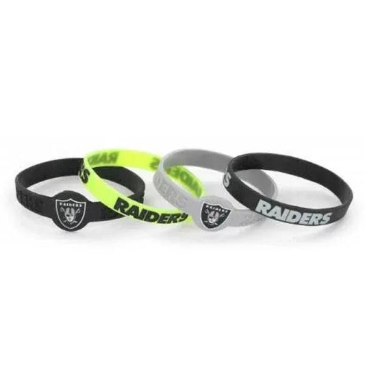  Las Vegas Raiders Silicone Bracelets 4 Pack Licensed -  ToylandEU™