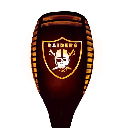 Las Vegas Raiders Solar Torch LED Outdoor Yard Light - ToylandEU