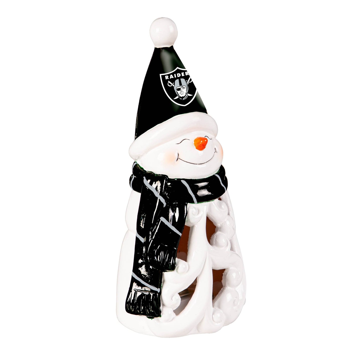 Las Vegas Raiders Statue 8 Inch LED Snowman Holiday Decor - ToylandEU