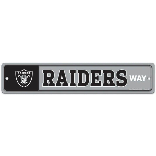 Las Vegas Raiders Street Sign Plastic Hanging Decor - ToylandEU