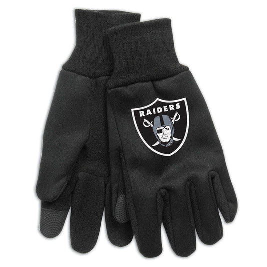Las Vegas Raiders Tech Style Touchscreen Gloves For Adults - ToylandEU
