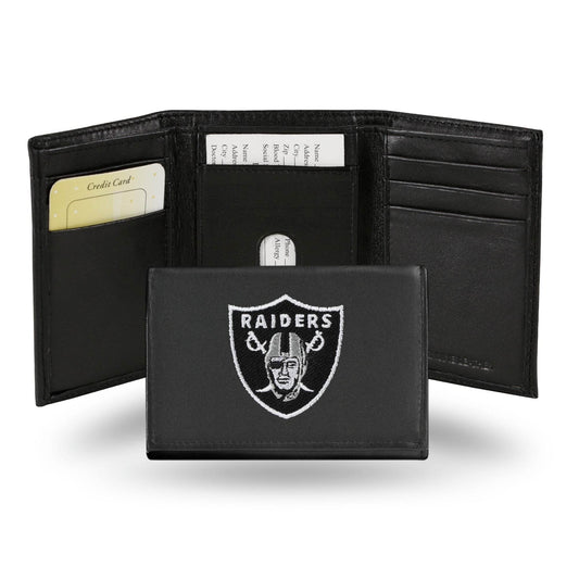 Las Vegas Raiders Trifold Leather Wallet Embossed Edition - ToylandEU