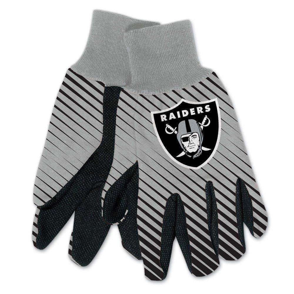 Las Vegas Raiders Two Tone Gloves Adult Size Winter Warmth - ToylandEU