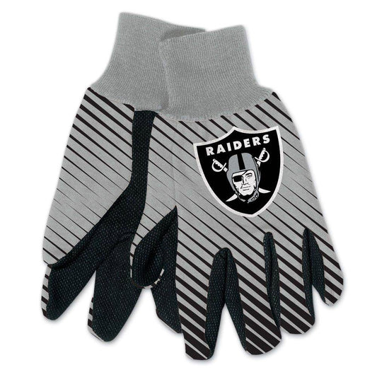 Las Vegas Raiders Two Tone Gloves Adult Size Winter Warmth - ToylandEU