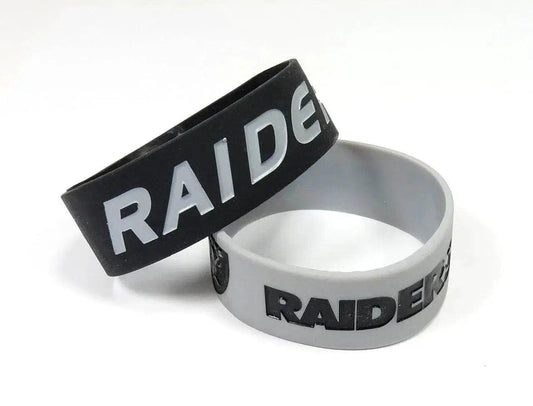  Las Vegas Raiders Wide Bracelets 2 Pack Officially Licensed -  ToylandEU™