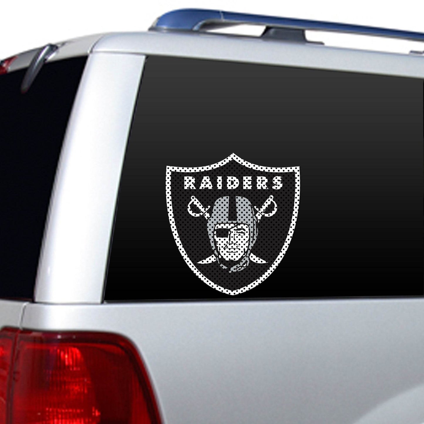 Las Vegas Raiders Window Film Die Cut 12 Inch Team Sticker - ToylandEU
