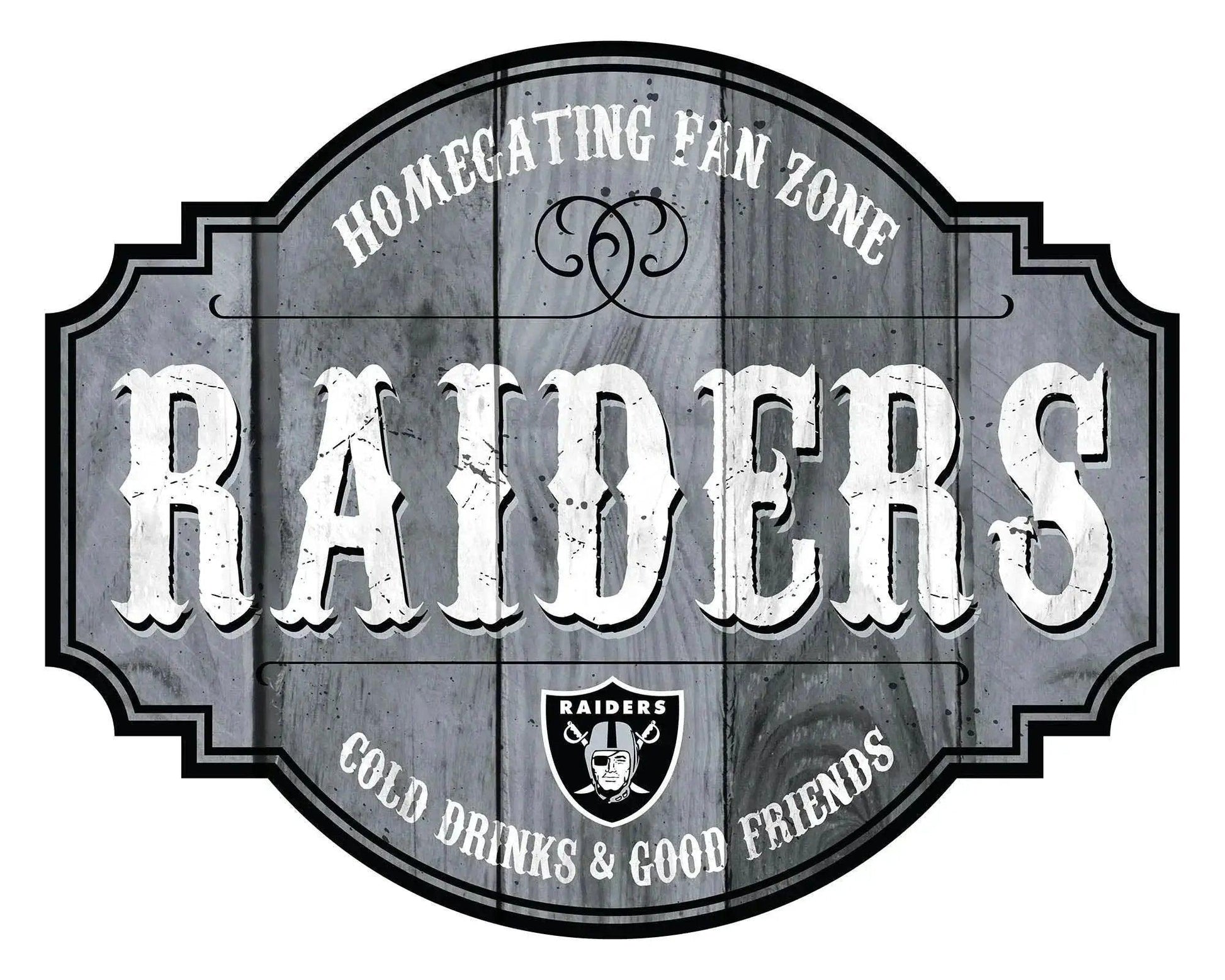  Las Vegas Raiders Wood Sign 12 Inch Homegating Tavern -  ToylandEU™