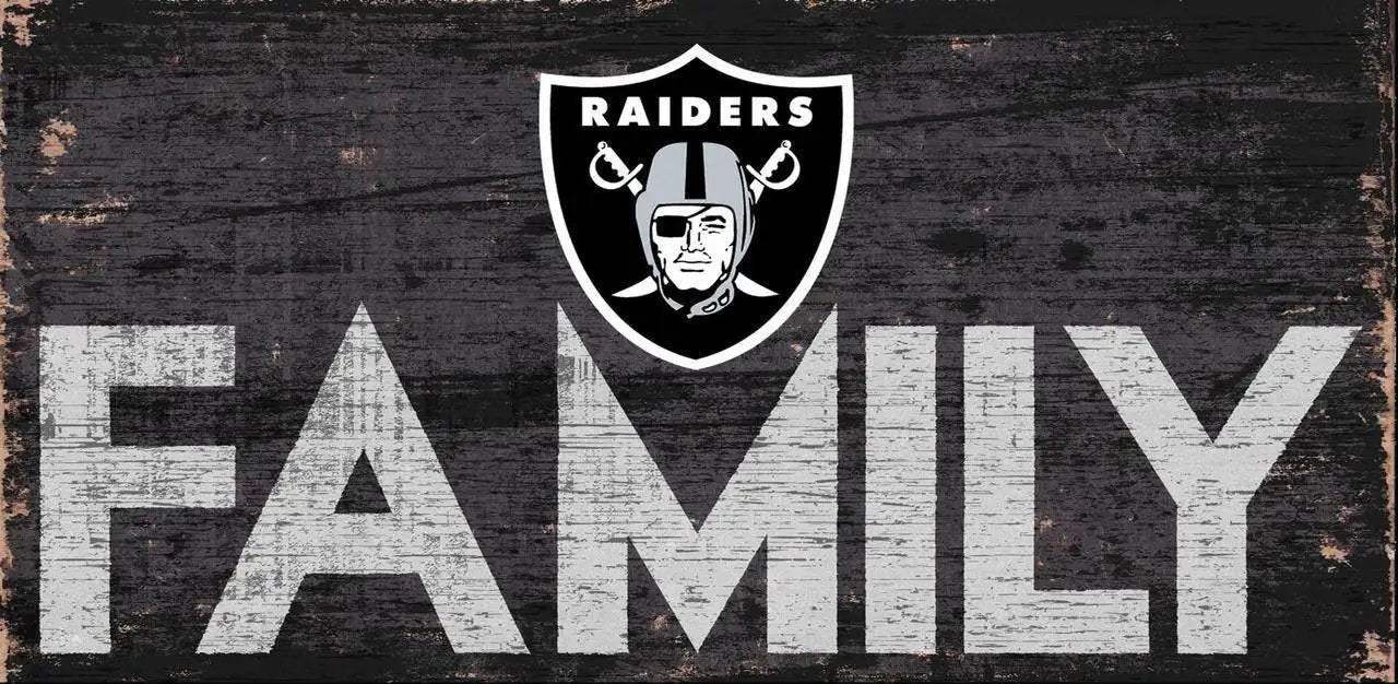  Las Vegas Raiders Wood Sign 12x6 Family Hanging Plaque -  ToylandEU™