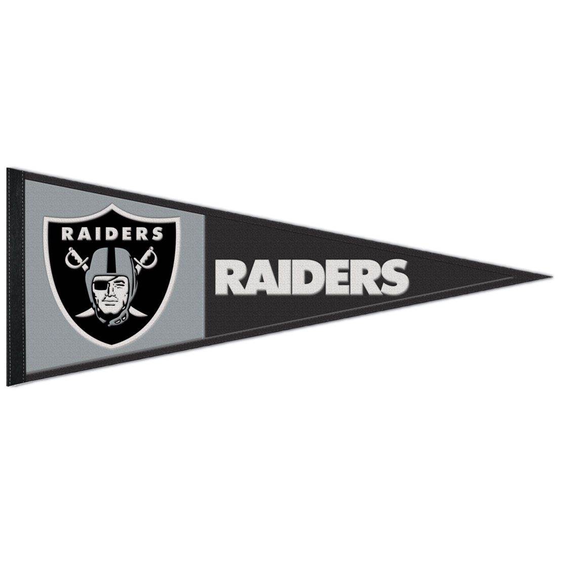 Las Vegas Raiders Wool Pennant 13x32 Official Team Flag - ToylandEU