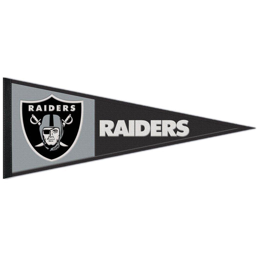 Las Vegas Raiders Wool Pennant 13x32 Official Team Flag - ToylandEU