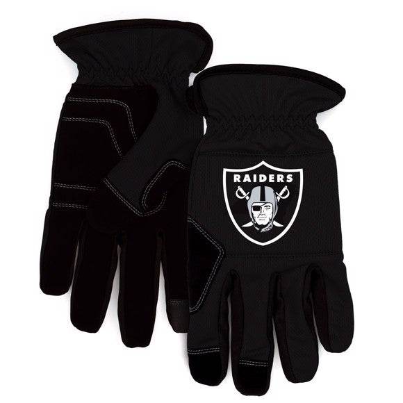 Las Vegas Raiders Work Gloves With Padded Durability - ToylandEU