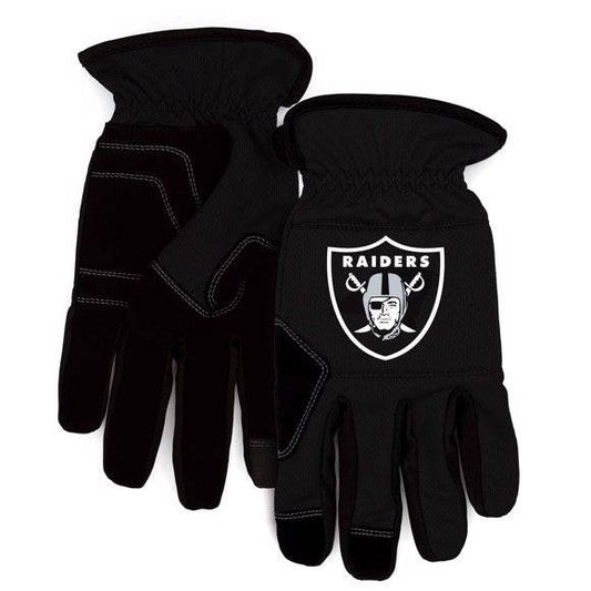 Las Vegas Raiders Work Gloves With Padded Durability - ToylandEU