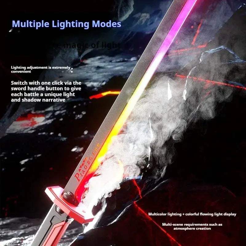 Laser Sword Prop For Cosplay With Smoke Effects LED Lights - ToylandEU