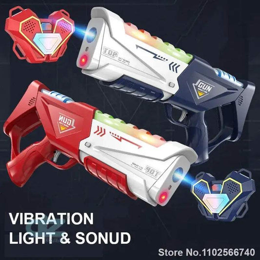 Laser Tag Infrared Toy Gun Set for Kids Adjustable Vest - ToylandEU