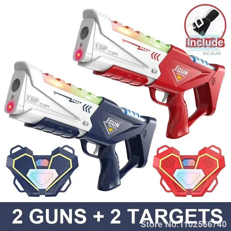 Laser Tag Infrared Toy Gun Set for Kids Adjustable Vest - ToylandEU