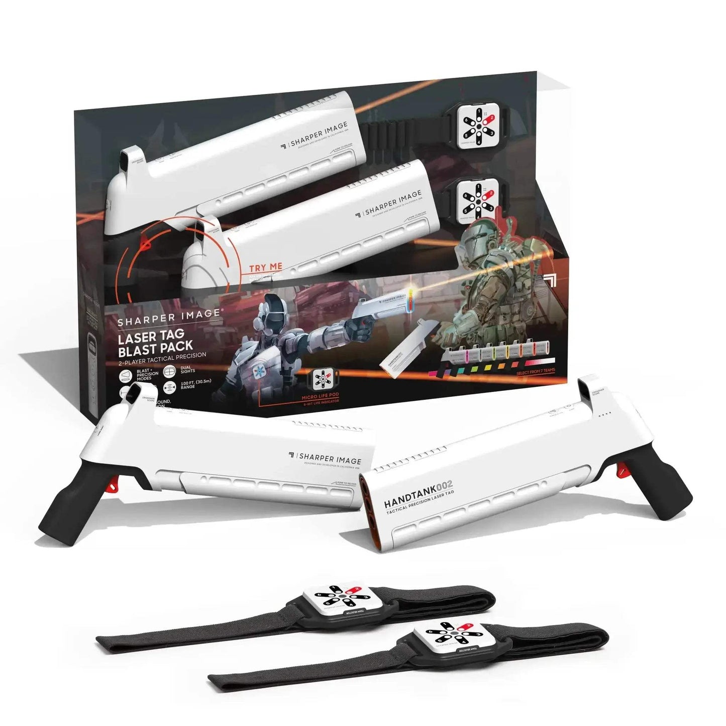 Laser Tag Set Two Player Electronic Blasters For Kids Safe - ToylandEU