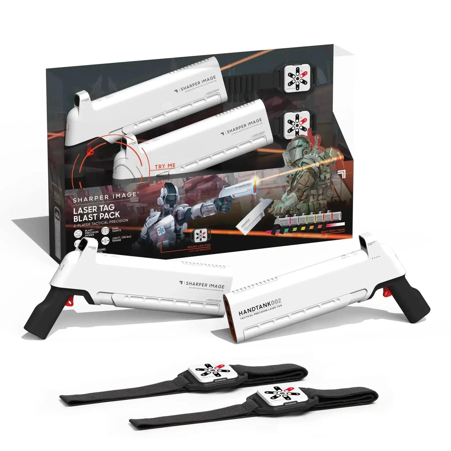  Laser Tag Set Two Player Electronic Blasters Safe Kids -  ToylandEU™
