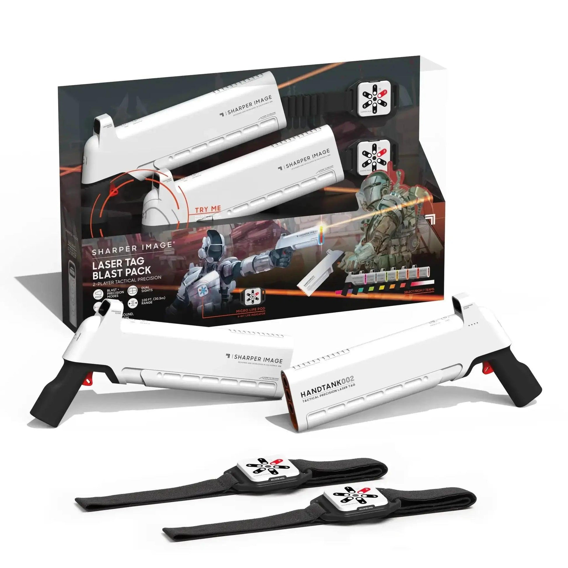  Laser Tag Set Two Player Electronic Blasters Safe Kids -  ToylandEU™