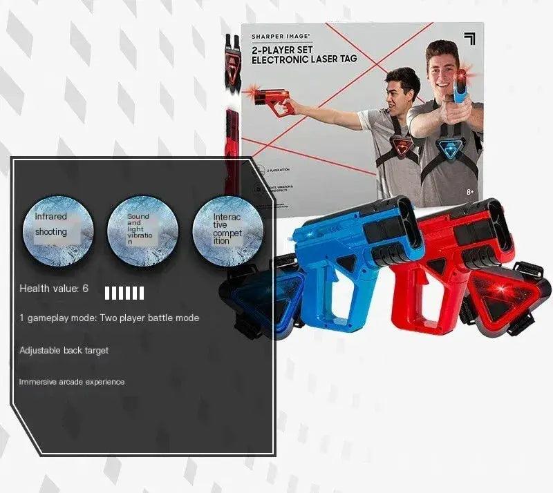  Laser Tag Set Two Player Electronic Blasters Safe Kids -  ToylandEU™
