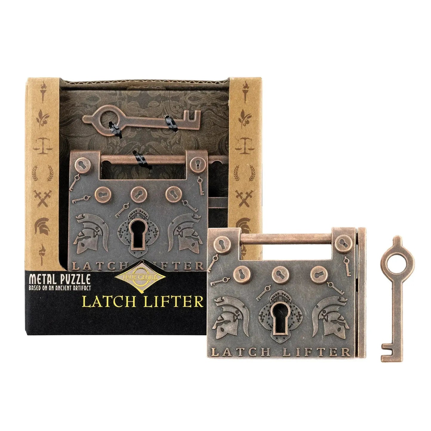 Latch Lifter Trick Lock  - Unlock Roman Ingenuity with This Clever Historical Puzzle - ToylandEU