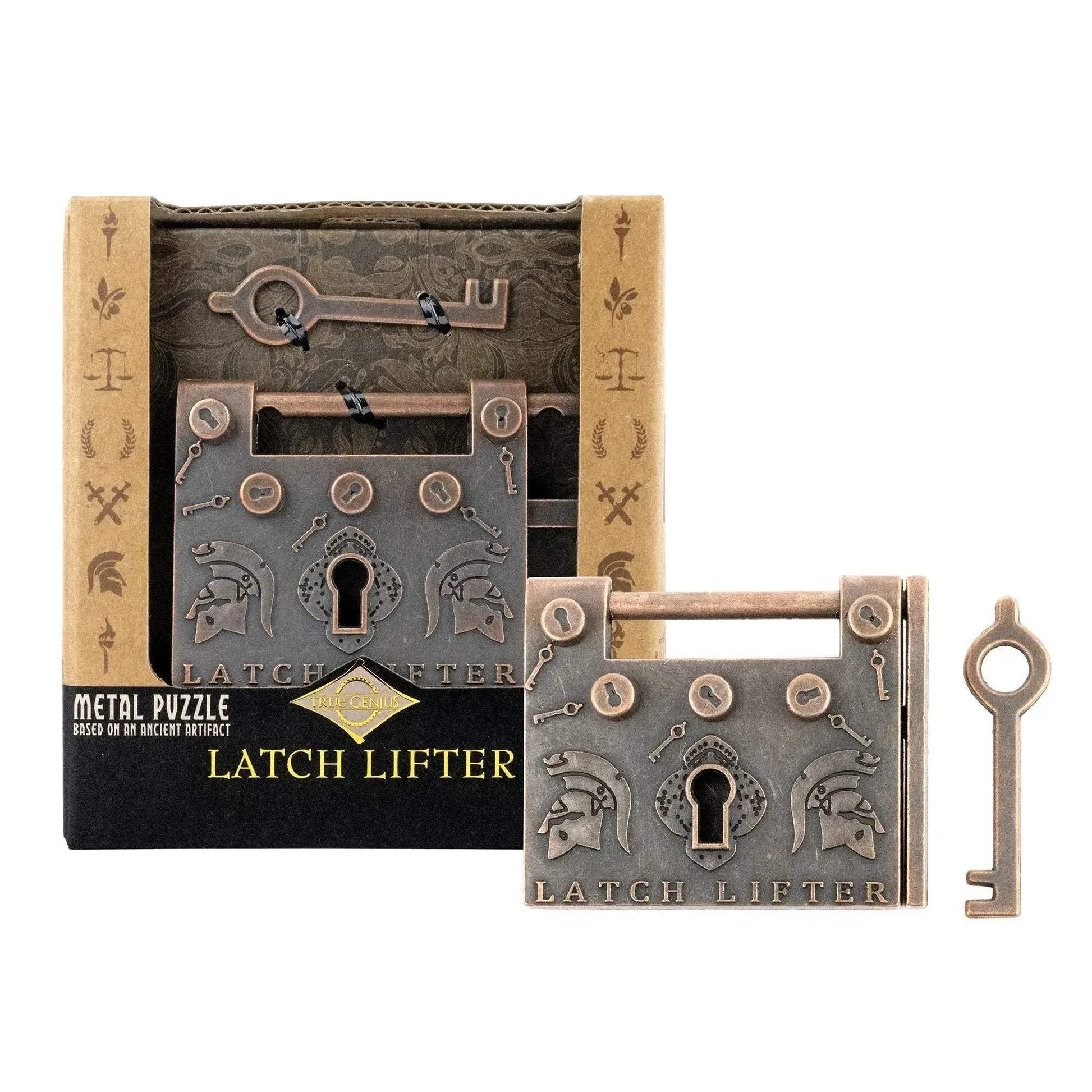 Latch Lifter Trick Lock  - Unlock Roman Ingenuity with This Clever Historical Puzzle - ToylandEU