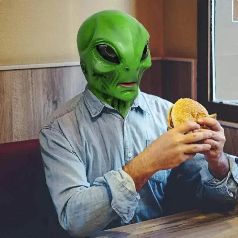  Stunning Alien Green UFO Latex Mask Toyland EU -  ToylandEU™