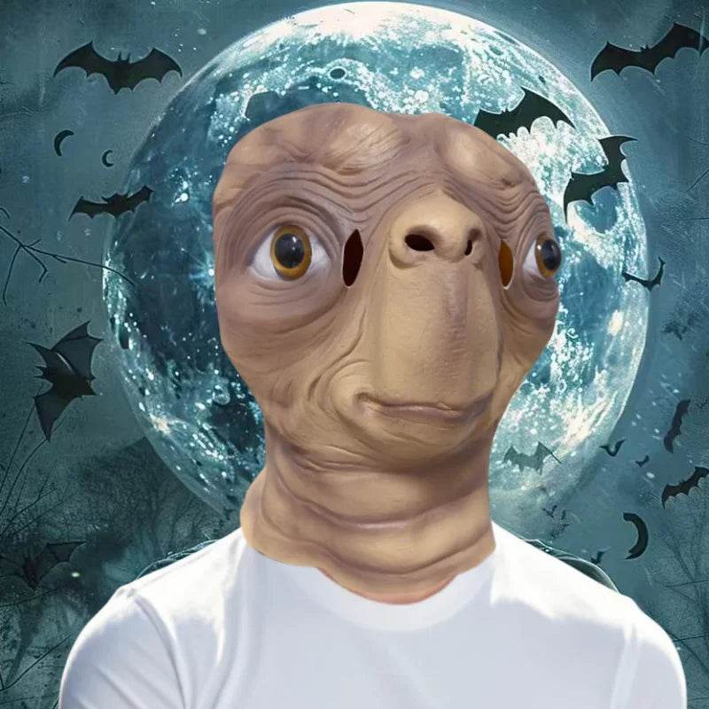 Latex Mask Realistic Alien Face Halloween Costume For Adults - ToylandEU