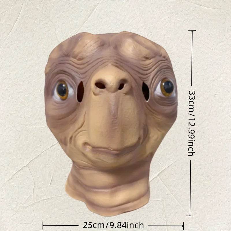 Latex Mask Realistic Alien Face Halloween Costume For Adults - ToylandEU