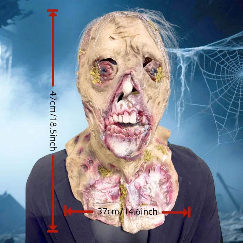 Latex Mask Realistic Alien Face Halloween Costume For Adults - ToylandEU
