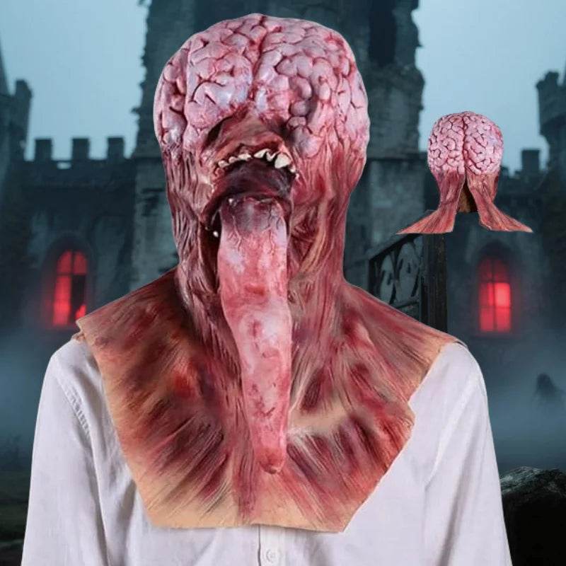 Latex Mask Realistic Alien Face Halloween Costume For Adults - ToylandEU