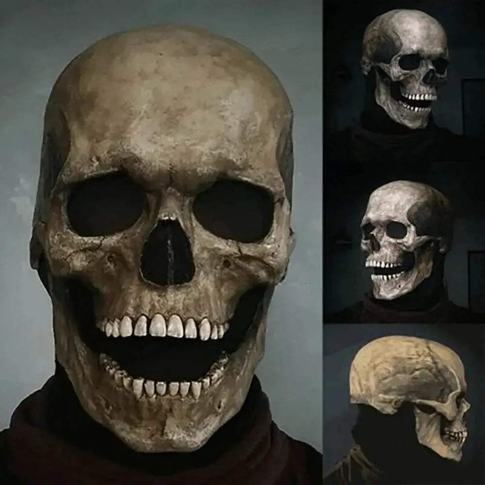  Latex Skull Mask Movable Jaw Halloween Mask -  ToylandEU™