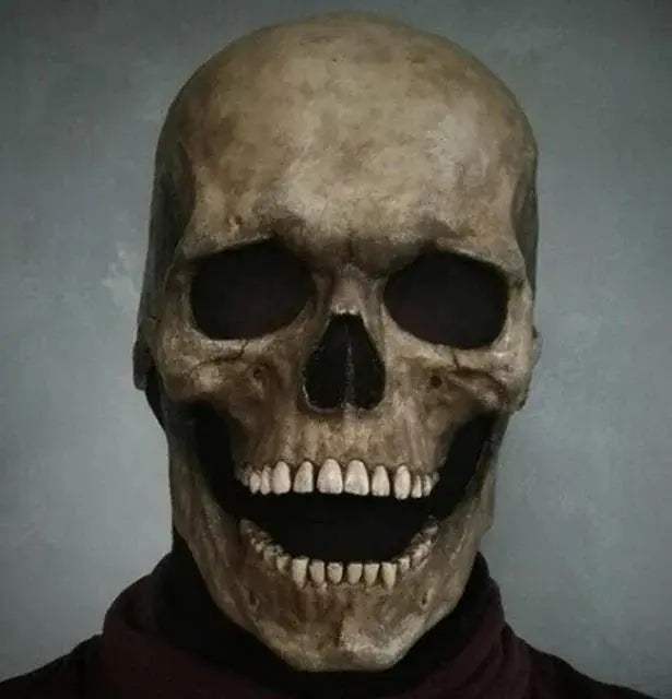  Latex Skull Mask Movable Jaw Halloween Mask -  ToylandEU™