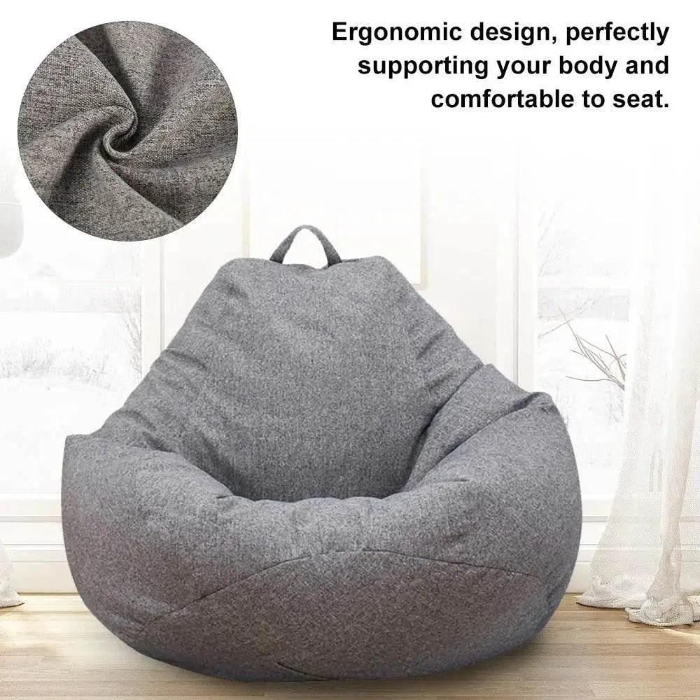  Lazy Sofa Cover Comfortable Large Bean Bag Cover for Home -  ToylandEU™