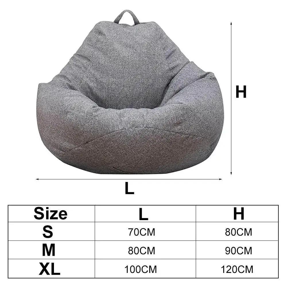  Lazy Sofa Cover Comfortable Large Bean Bag Cover for Home -  ToylandEU™