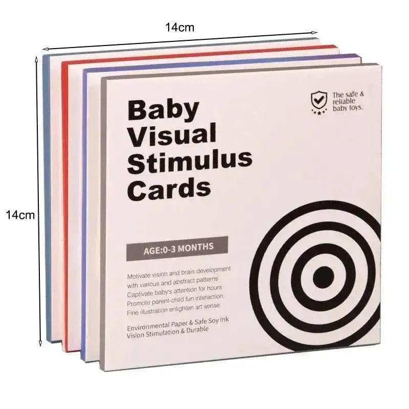  High Contrast Baby Vision Cards Black And White Visual Stimulation Flash Card Learning Game 0 12 Months Infant Gift Sensory Toy -  ToylandEU™