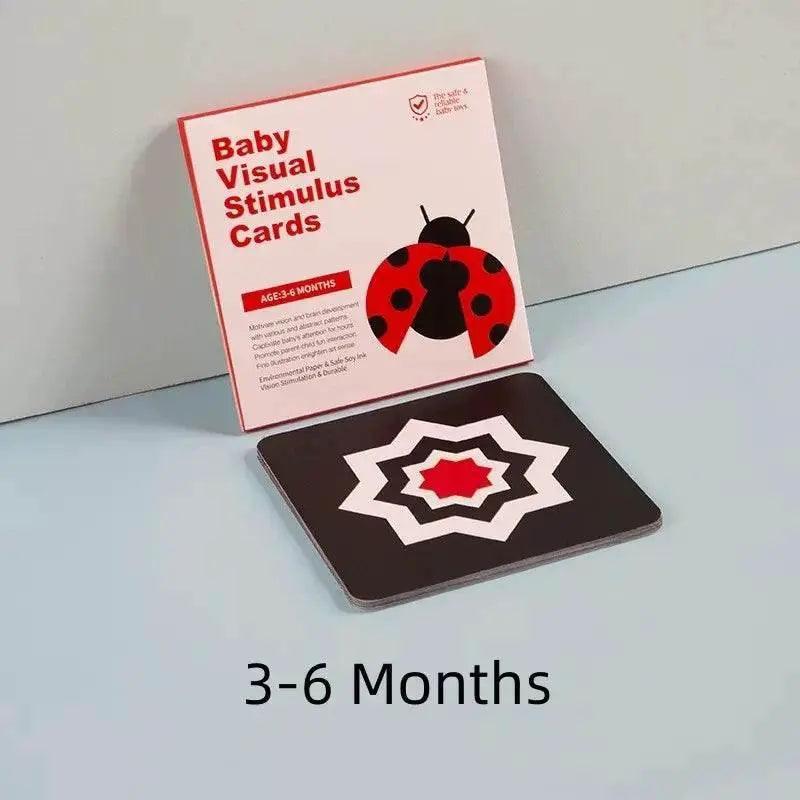  High Contrast Baby Vision Cards Black And White Visual Stimulation Flash Card Learning Game 0 12 Months Infant Gift Sensory Toy -  ToylandEU™