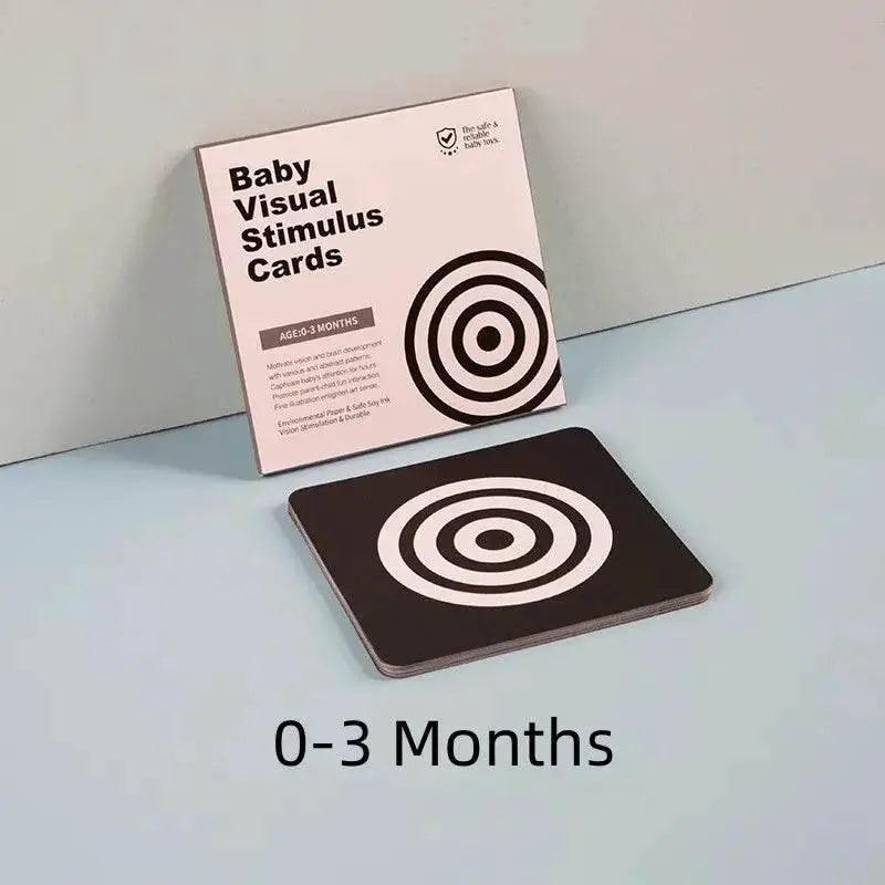  High Contrast Baby Vision Cards Black And White Visual Stimulation Flash Card Learning Game 0 12 Months Infant Gift Sensory Toy -  ToylandEU™