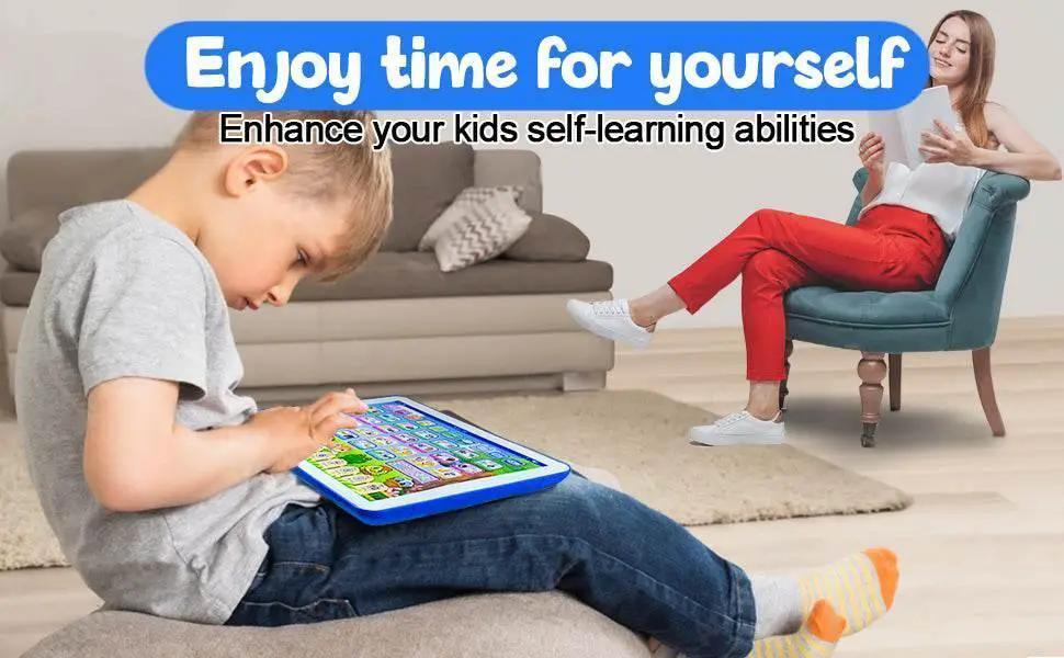  French English Bilingual Learning Tablet Toy Learn Alphabet ABC Numbers Words Spelling Interactive Educational Toys for Kids -  ToylandEU™