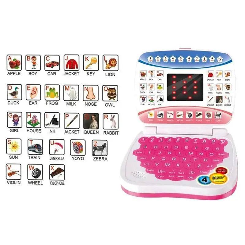  New Mini Simulation Laptop Early Education Machine LED Display Learning Toy for Kids -  ToylandEU™