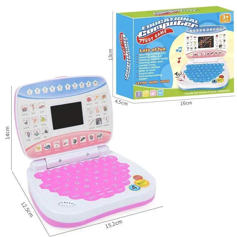  New Mini Simulation Laptop Early Education Machine LED Display Learning Toy for Kids -  ToylandEU™
